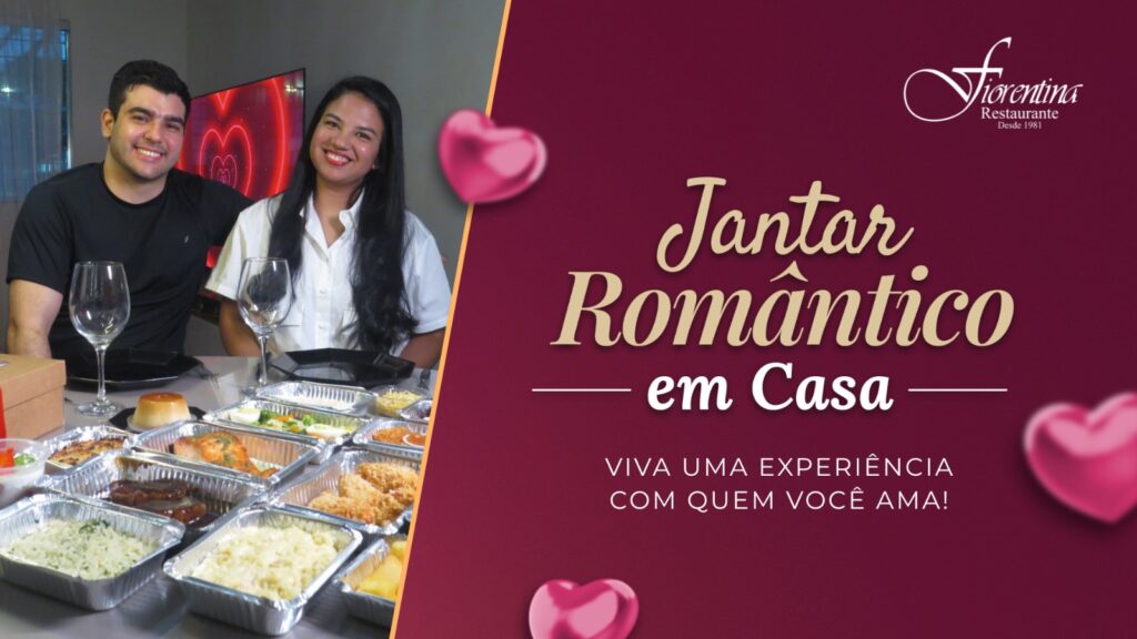 Jantar romântico em casa