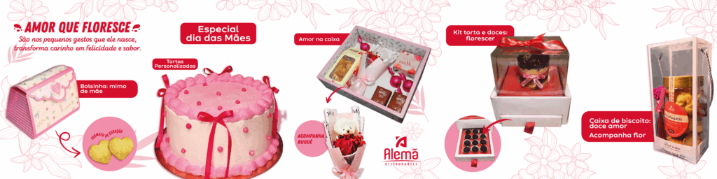 Presente para o Dia das Mães - Faça sua encomenda ou compre na Alemã Restaurantes mais próxima de você