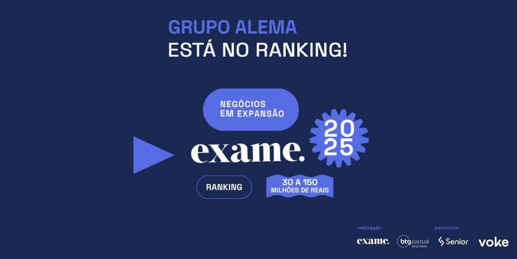 Grupo Alemã entre as 50 empresas que mais cresceram no Brasil em 2025, segundo a revista EXAME