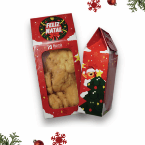 Caixa de biscoitos Natalina