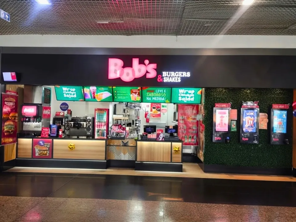 Loja do Bob’s no Aeroporto Internacional Eduardo Gomes, em Manaus