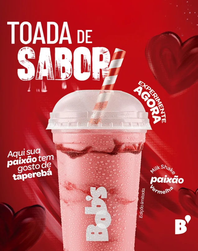 Milk shake bob´s sabor taperebá 