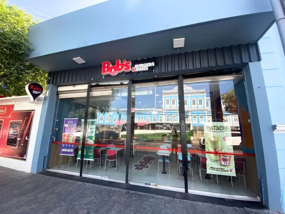 Loja do Bob’s na Avenida Joaquim Nabuco, em Manaus