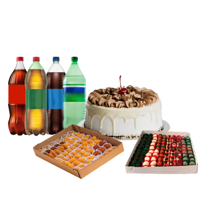 Kit Festa para 30 pessoas da Alemã Confeitaria, Manaus