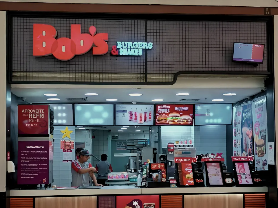 Loja do Bob’s no Manauara Shopping, em Manaus