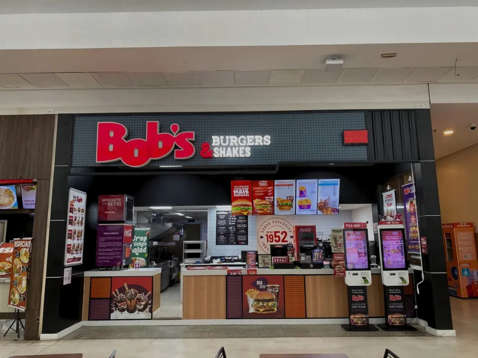 Loja do Bob’s no Shopping Ponta Negra, em Manaus